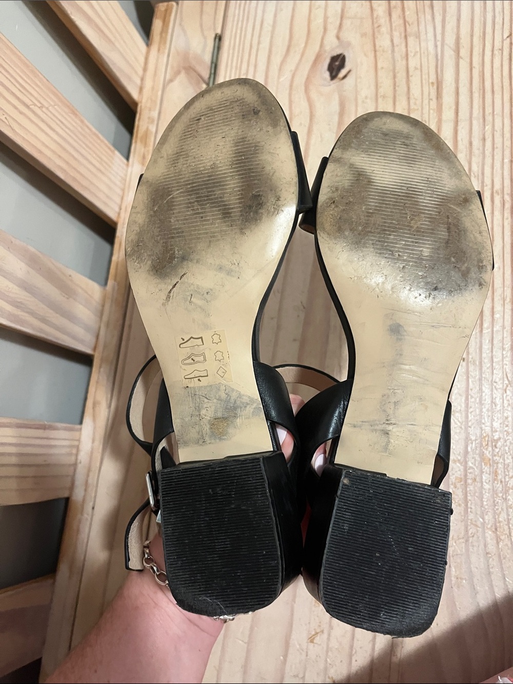 Shellys London Black Ankle-Strap Heeled Sandals - Picture 6 of 6